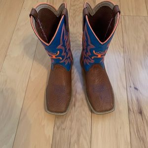 HOOey by Twisted X Kid’s Square Toe Western Boots. Size Youth 4.5M.